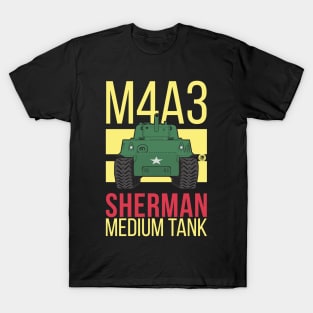 M4A3 Sherman tank T-Shirt